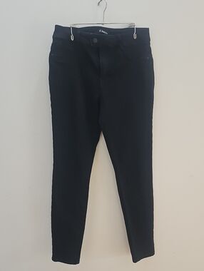 d. jeans Women's Black Slim Stretch Chinos